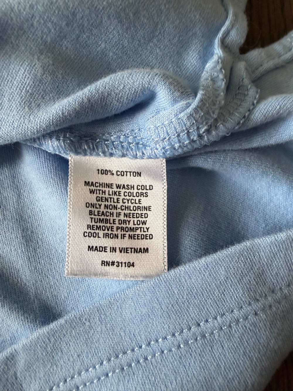 Kim Rogers Light Blue V-Neck Shirt - Picture 5 of 6